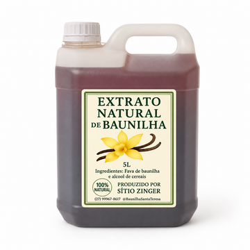 Extrato de Baunilha Santa Teresa Natural Concentrado 5L